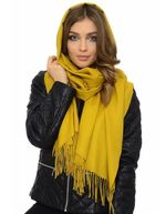 Палантин женский Cashmere  желтый 211108