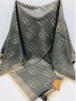 Платок Gucci серый с люрексом 050815