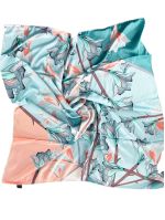 Шелковый платок TORIOLLI бирюзовый 15022402