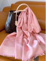 Палантин брендовый  розовый  14072306