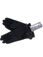 Перчатки  женские Tranini из шерсти  черный 02001