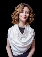 Шелковый платок Dulanna белый 260121