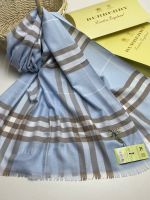 Палантин Burberry голубой 03112511