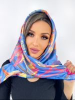 Шелковый платок TORIOLLI голубой 15022401