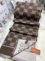 Палантин GUCCI коричневый 02092401