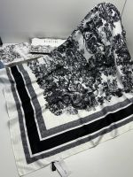 Платок шёлковый Dior черный 04072512