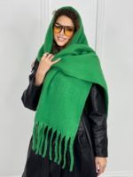 Шарф зимний  теплый 14112402 зеленый