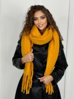 Шарф зимний  теплый 14112405 желтый