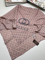 Женский шерстяной платок Gucci розовый 28112314
