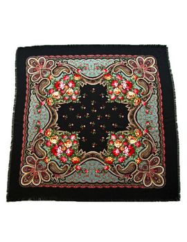 Платок шерстяной Tranini 0426 черный