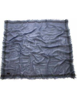 Платок Tranini из микромодала  синий 0144 PLATOK 12