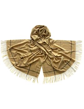 Палантин Tranini шерстяной бежевый    0480 PAL 13