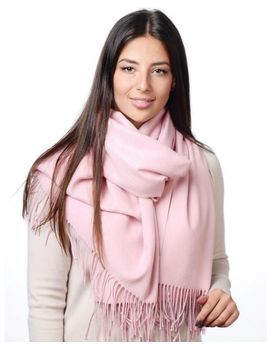 Палантин женский Cashmere  розовый 211102