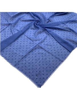 Платок женский хлопковый   VERTU голубой 290107