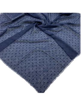 Платок женский хлопковый   VERTU  синий 290100
