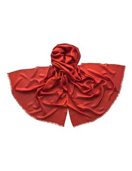 Палантин Tranini 4741 PAL 4 шерстяной красный