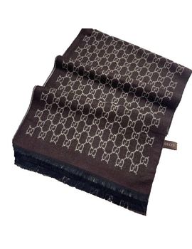 Шарф мужской Gucci коричневый  281102