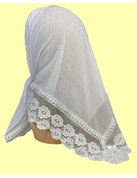 Платок в церковь  белый 050223