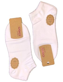 Носки женские короткие 2 пары белые OSKO А1681/3