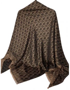 Женский платок Dior  коричневый 310505