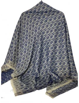 Женский платок Dior  310503 голубой