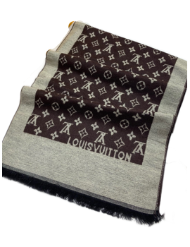 Шарф мужской теплый 711214 коричневый