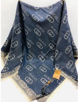 Платок Gucci черный с люрексом 050814