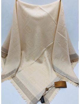 Платок Gucci бежевый с люрексом 050813