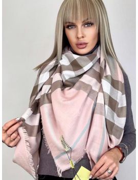 Платок шаль Burberry розовый 040924