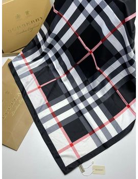 Шелковый платок Burberry 21210 черный