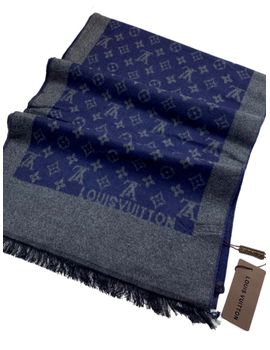 Шарф мужской теплый 711211 синий