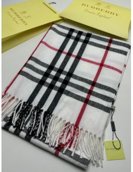 Шарф мужской  Burberry белый 03112503
