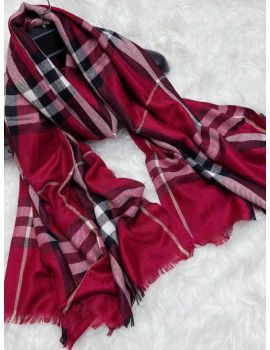 Палантин Burberry красный 03112510