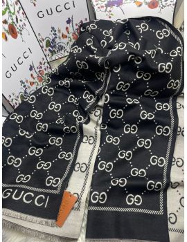 Палантин GUCCI черный 02092403