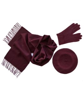 Комплект женский Tonak+Tranini  берет+шарф+перчатки 01295