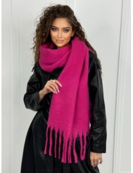 Шарф зимний  теплый 14112404 розовый
