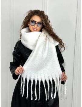 Шарф зимний  теплый 14112401 белый