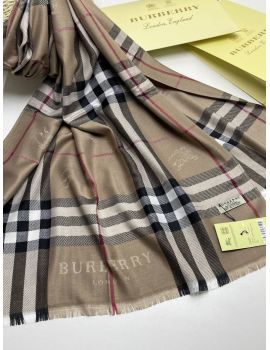 Палантин Burberry кофейный  03112515