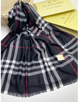 Палантин Burberry черный  03112516