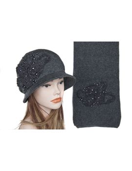 Комплект женский Tranini шляпа и шарф    0161