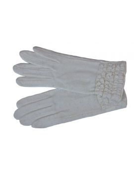 Перчатки  женские Tranini из шерсти белый 03210