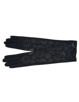 Перчатки удлиненные женские Tranini из шерсти 40802