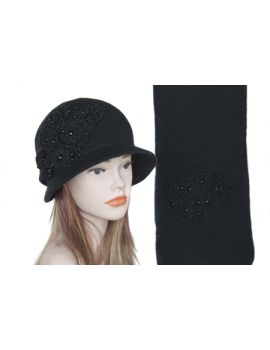 Комплект женский Tranini шляпа и шарф 0162