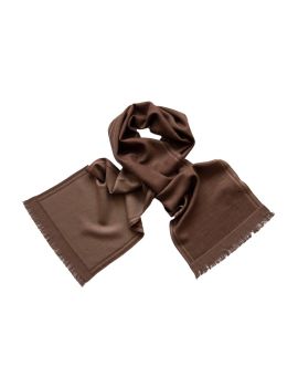 Шарф мужской шерстяной Tranini  коричневый 01121