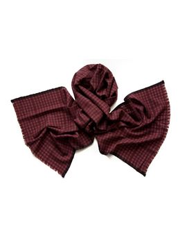 Шарф мужской шерстяной Tranini 01333 бордовый