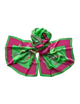 Палантин женский шёлковый Tranini  1152