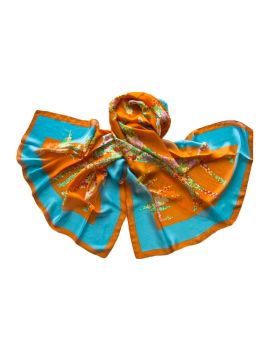 Палантин женский шёлковый Tranini  1153