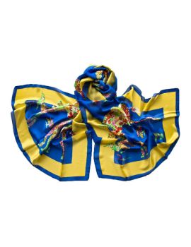 Палантин женский шёлковый Tranini  1155