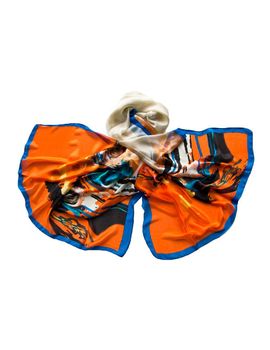 Палантин женский шёлковый Tranini  1052