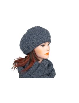 Комплект женский Tranini 5115 ART-1387-1506  берет+снуд